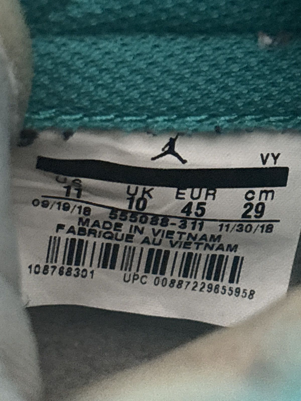 Jordan Brand Jordan 1 High Turbo Green Size US 11 / EU 44 - 6 Thumbnail