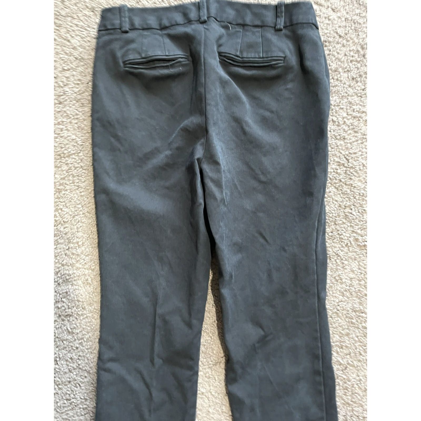 Talbots Talbots Freeport Women's 8 Dress Pants Black Cotton Spandex Rayon Straight Leg Officewear Adult Size 30" / US 8 / IT 44 - 4 Thumbnail