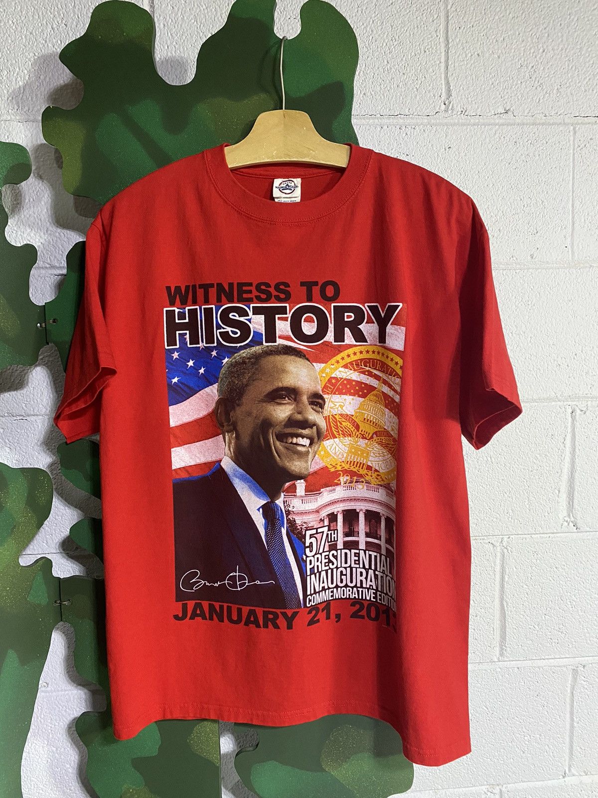Barack Obama 2013 inauguration t shirt size large