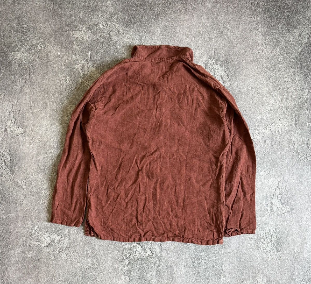 Linea Naturale Oska 4/size button up shirts long sleeve retro top dress Size US XL / EU 56 / 4 - 13 Thumbnail
