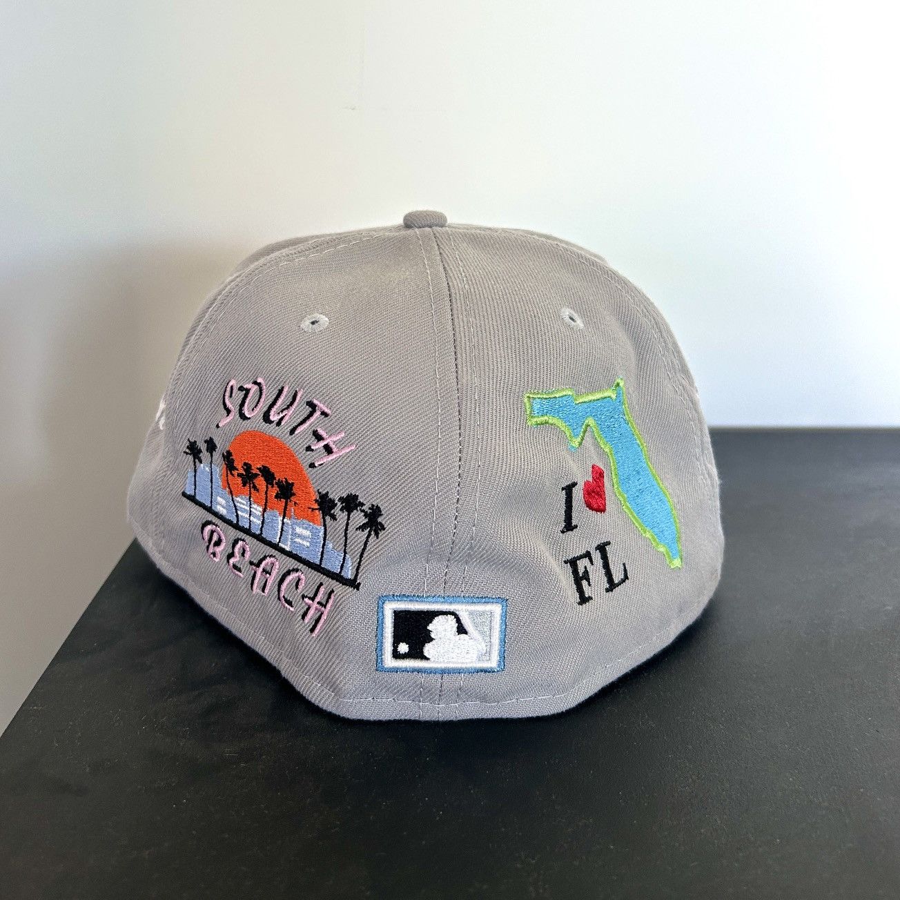 New Era *7 3/4* 1-of-1 NEW ERA Florida Miami Marlin Exclusive Fitted Size ONE SIZE - 7 Thumbnail