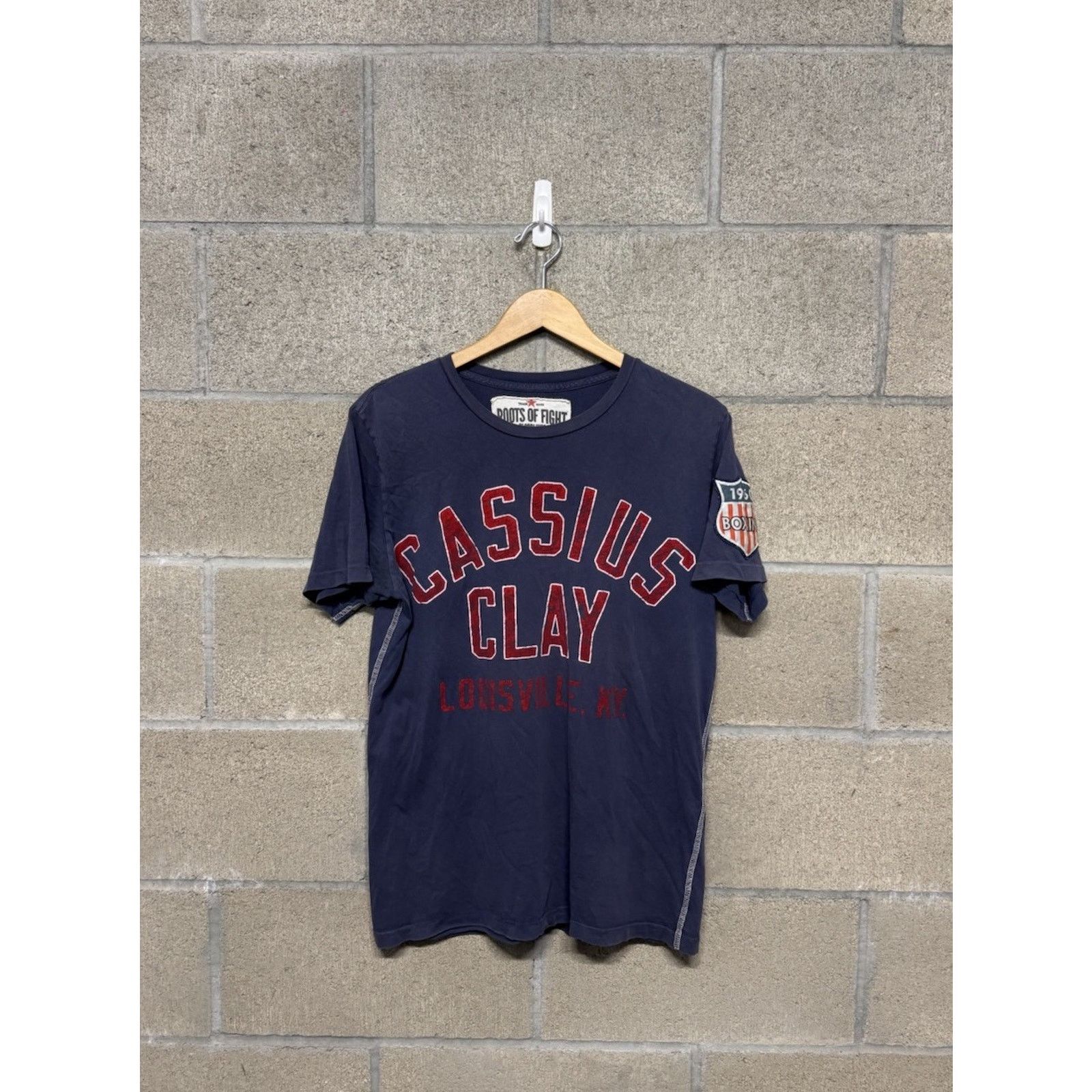 Other Roots Of Fight Cassius Clay T Shirt Blue Made USA Size US M / EU 48-50 / 2 - 1 Thumbnail