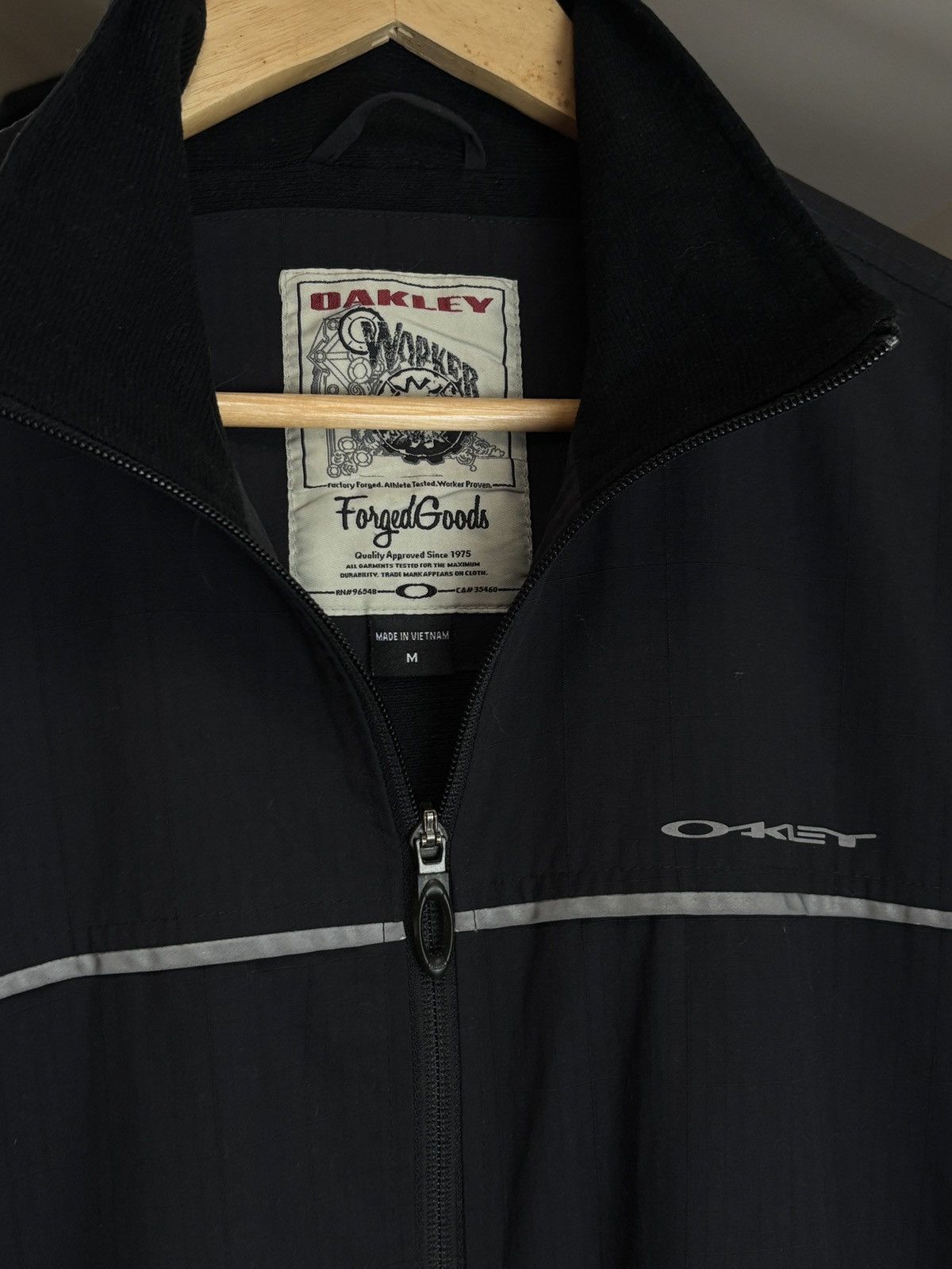 Oakley Oakley Vintage Zip Up Light Track Jacket Size US M / EU 48-50 / 2 - 2 Thumbnail