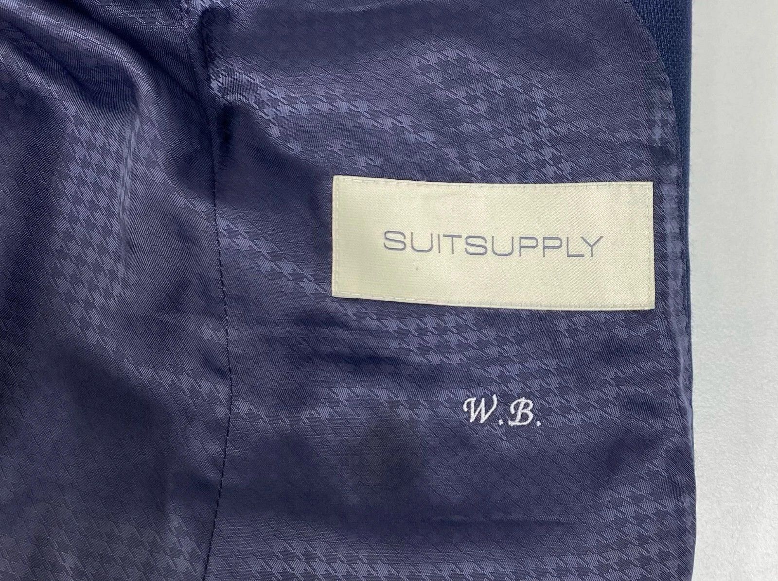 Suitsupply Men Suitsupply Suit La Spalla Navy Blue Wool Reda Size US34 Size 34R - 5 Thumbnail