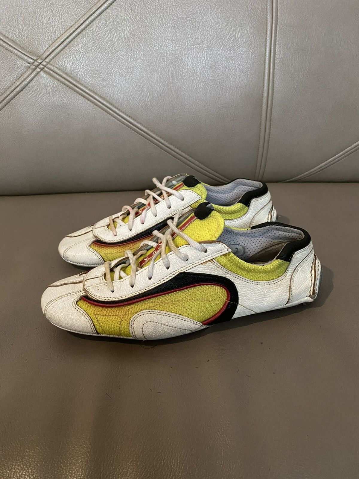 Prada Vintage prada montecarlo sneakers Size US 7 / EU 40 - 2 Thumbnail