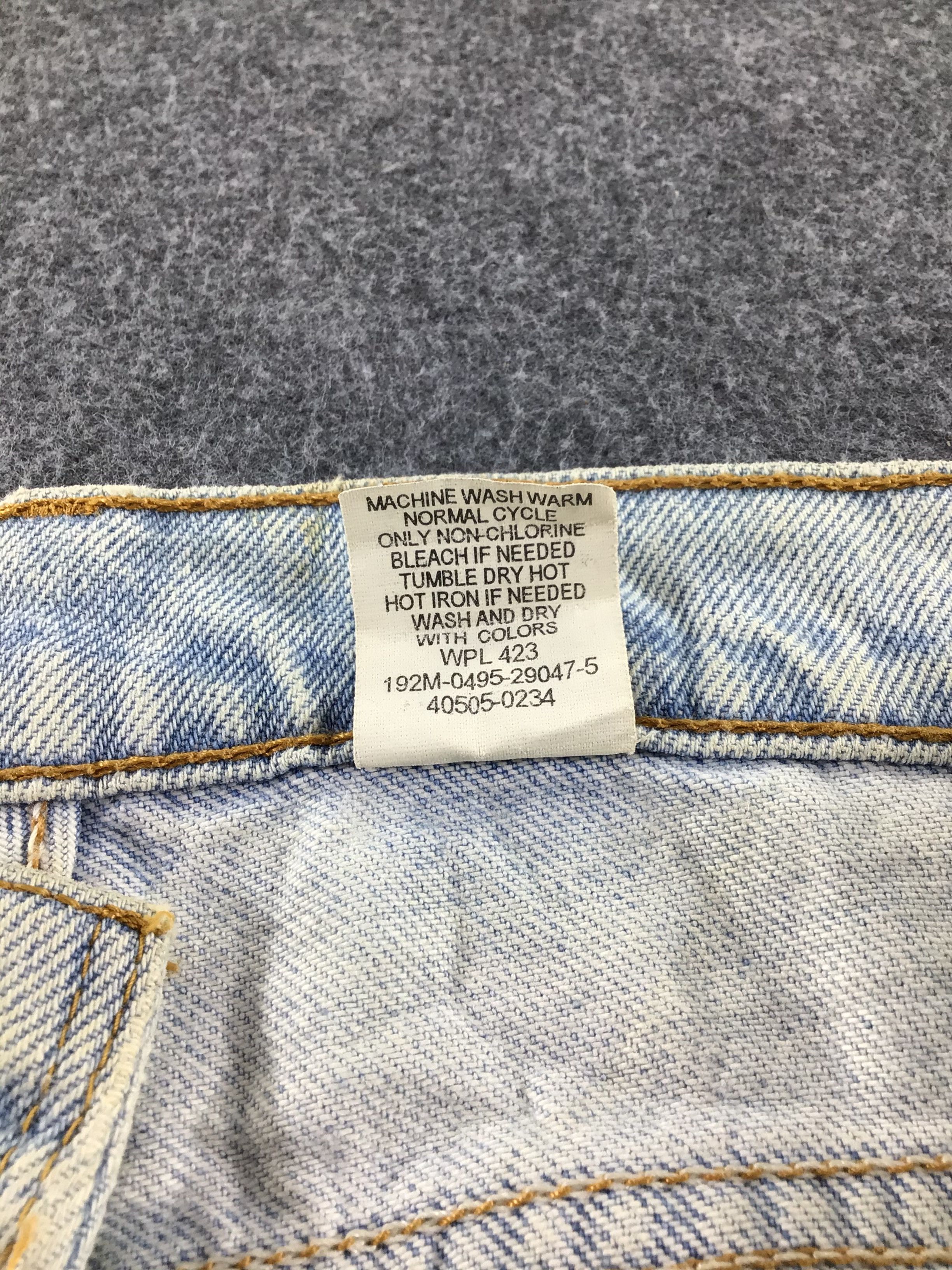 Levi's Vintage Levis 505 Orange Tab Jeans-J562 Size US 34 / EU 50 - 11 Thumbnail