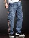 Other Multi-Pocket Loose Cargo Jeans Men Size US 31 - 1 Thumbnail