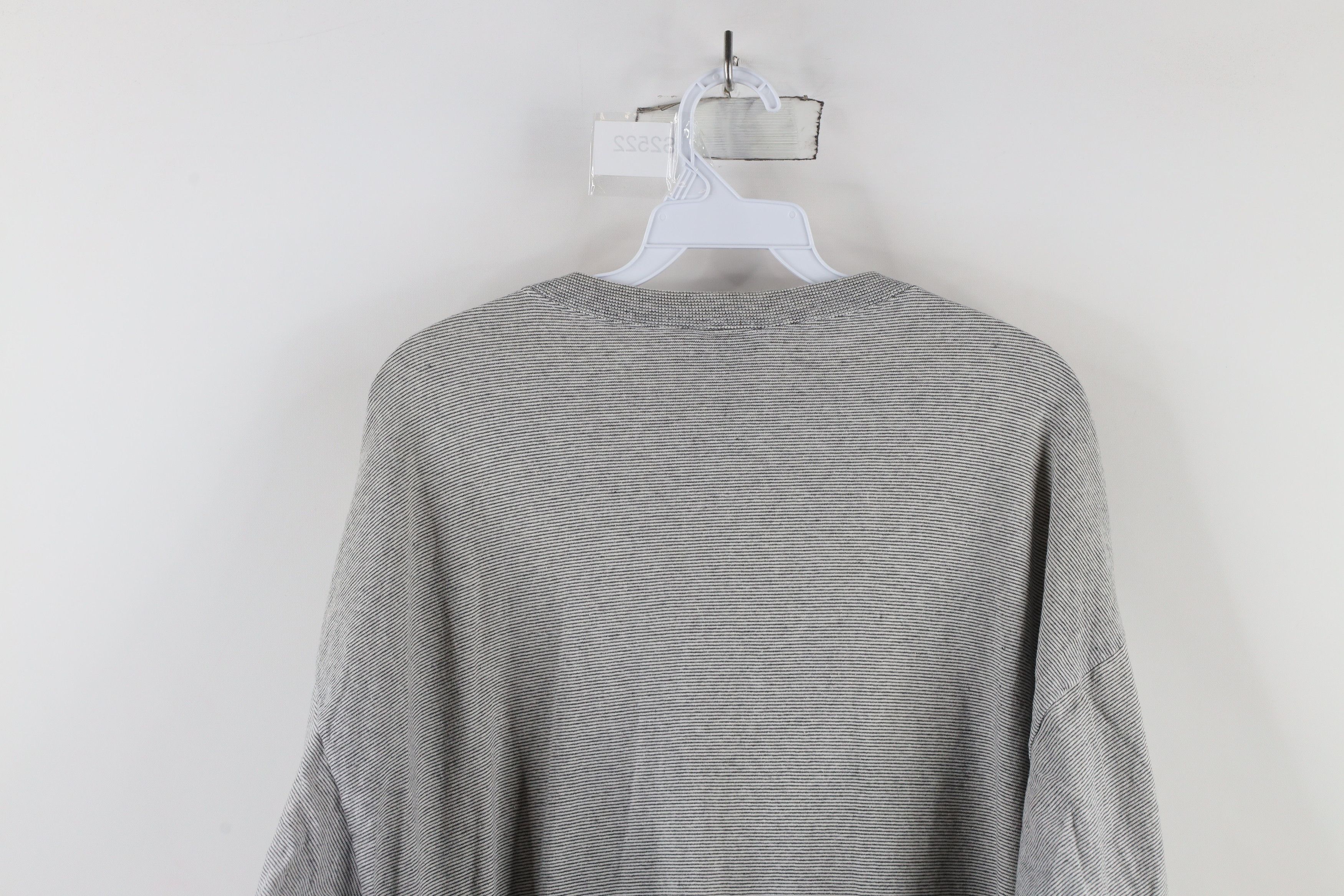 Vintage Vintage 90s Streetwear Striped Long Sleeve T-Shirt Cotton Size US XL / EU 56 / 4 - 11 Thumbnail