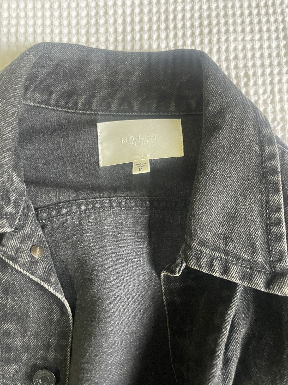 MOUSSY Moussy black denim jacket Size US M / EU 48-50 / 2 - 3 Thumbnail