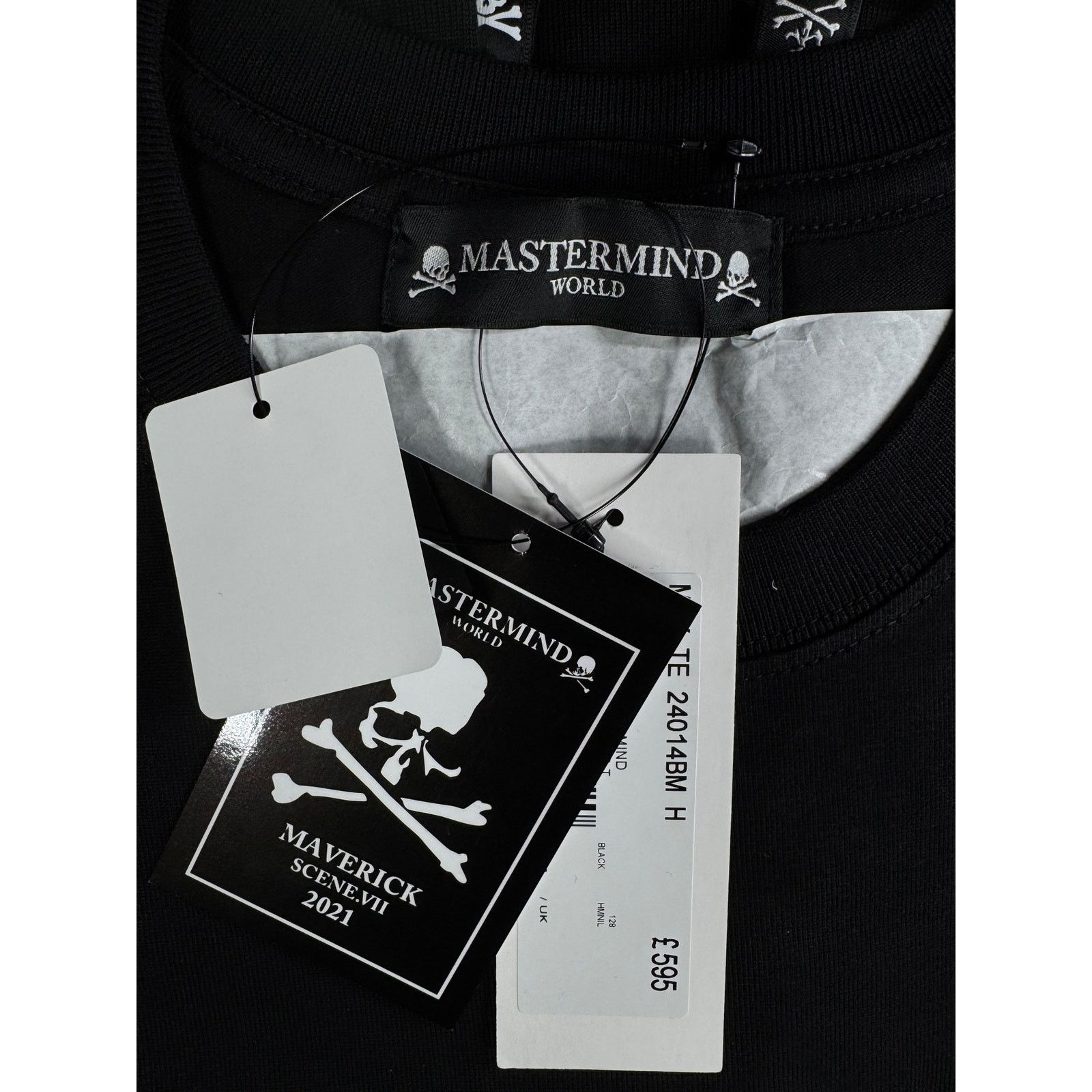 Mastermind Japan Mastermind Vs. Bape Boxed Logo Black S/S T-Shirt Size Medium Size US M / EU 48-50 / 2 - 3 Thumbnail