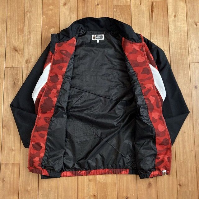 Bape BAPE Red Camo Track Jacket a bathing ape Size US L / EU 52-54 / 3 - 3 Thumbnail