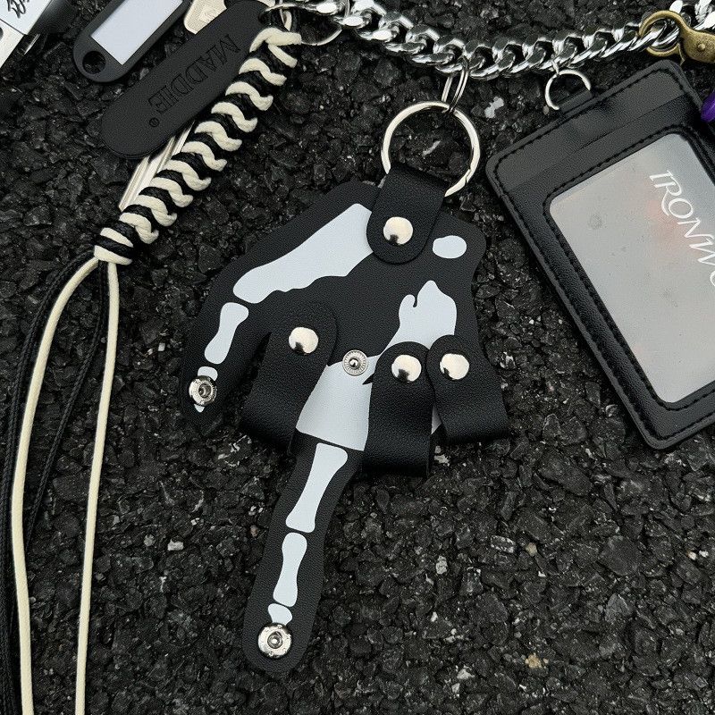 Japanese Brand Pants chain skeleton palm weaving rope waist hanging Size ONE SIZE - 3 Thumbnail