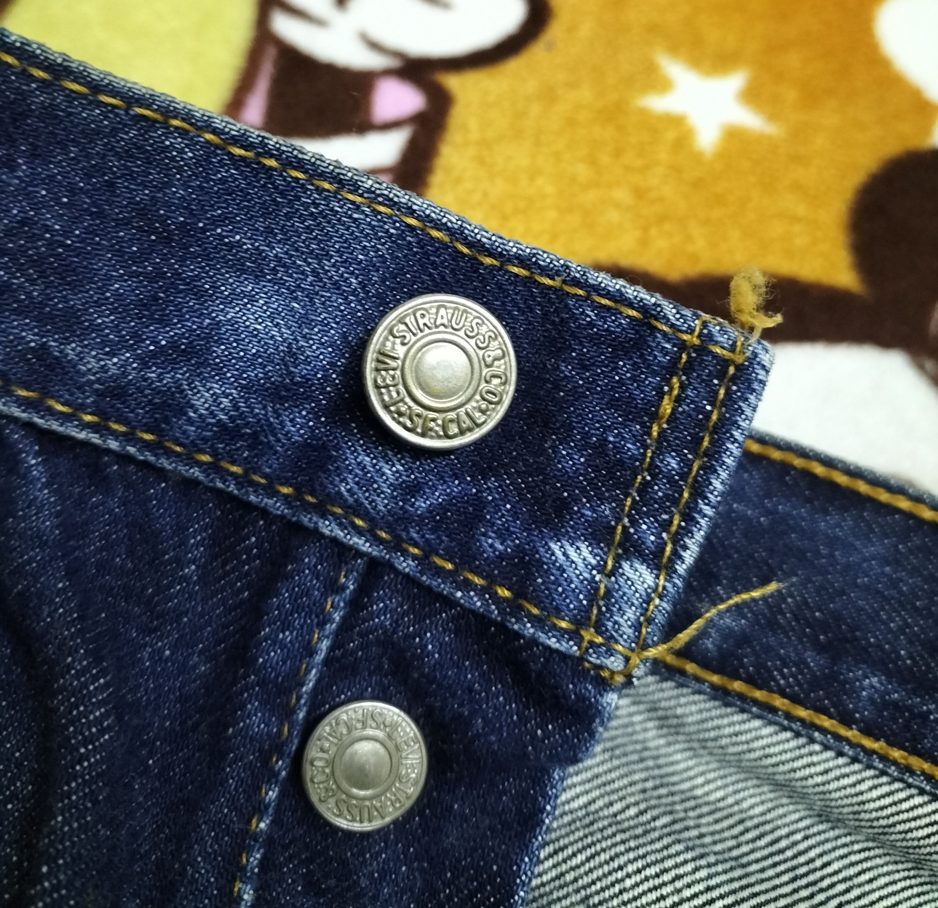 Levi's Vintage Clothing Vintage Levis 501xx natural fade distressed jeans Size US 29 - 5 Thumbnail