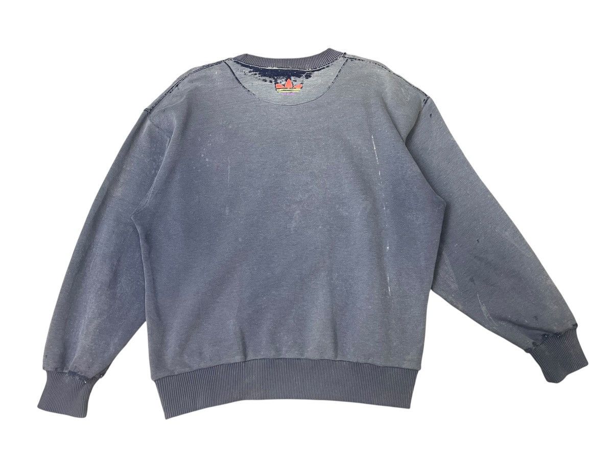 Adidas Vintage Adidas Faded Distressed Sweatshirt Streetwear Size US L / EU 52-54 / 3 - 2 Thumbnail