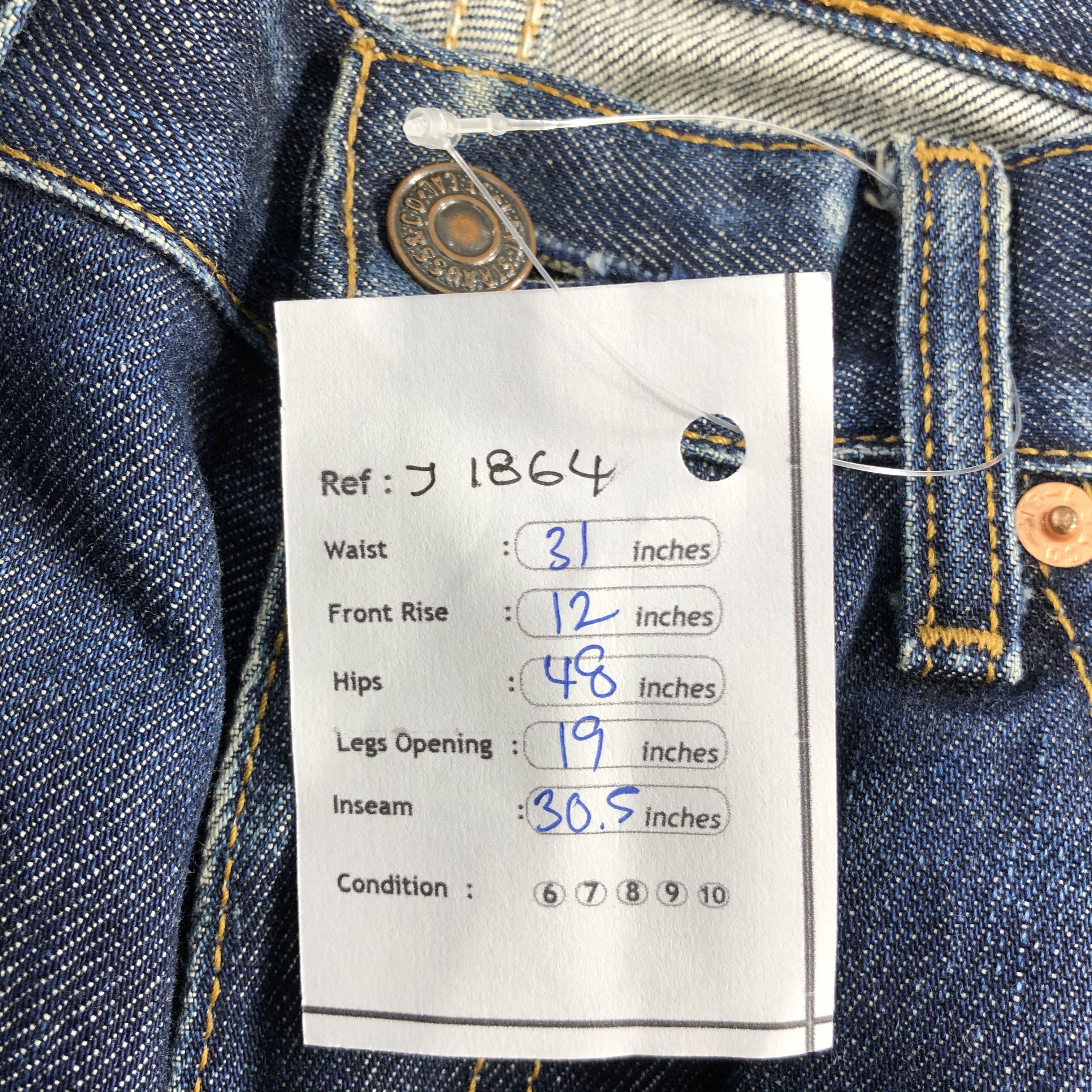 Levi's 90s Vintage Blue Wash Levis 515 Jeans-J1864 Size US 31 - 12 Thumbnail