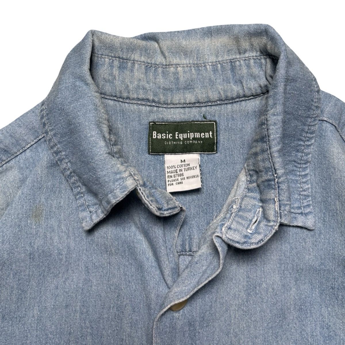 Other Vintage Equipment Denim Shirt Bud Light Pool League APA M Size US M / EU 48-50 / 2 - 3 Thumbnail