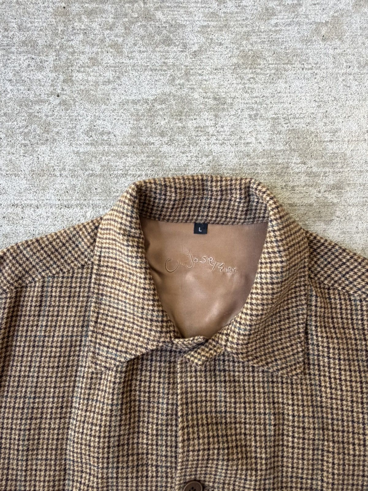 Joseph C Joseph NYC Wool Herringbone Overshirt Chore Made in USA Size US L / EU 52-54 / 3 - 3 Thumbnail