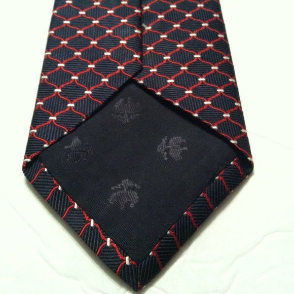 Brooks Brothers BROOKS BROTHERS MENS NEW NAVY 100%SILK TIE WIDTH: 3 1/2" Size ONE SIZE - 6 Thumbnail