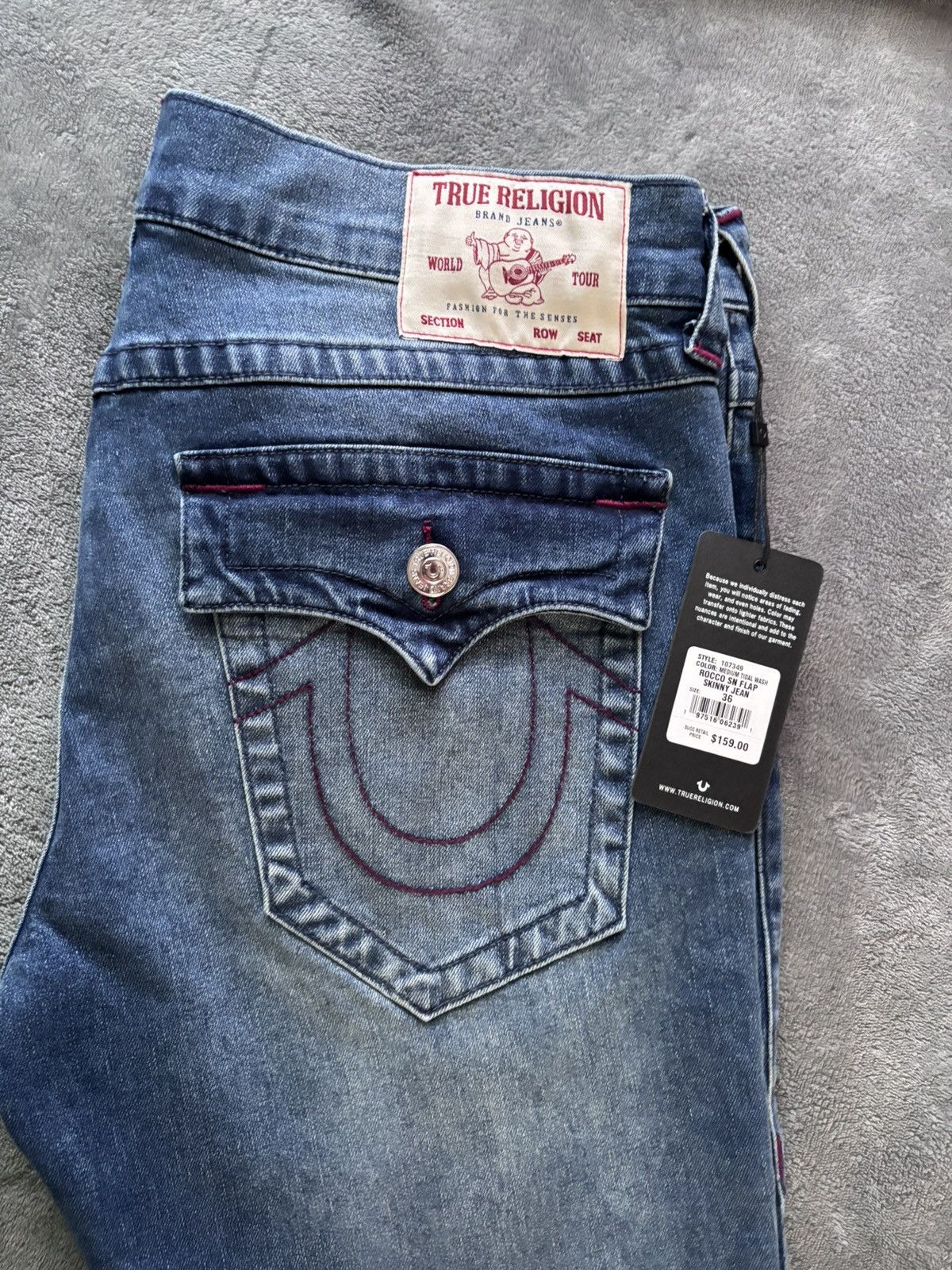 True Religion True Religion Skinny Jeans Size US 36 / EU 52 - 3 Thumbnail