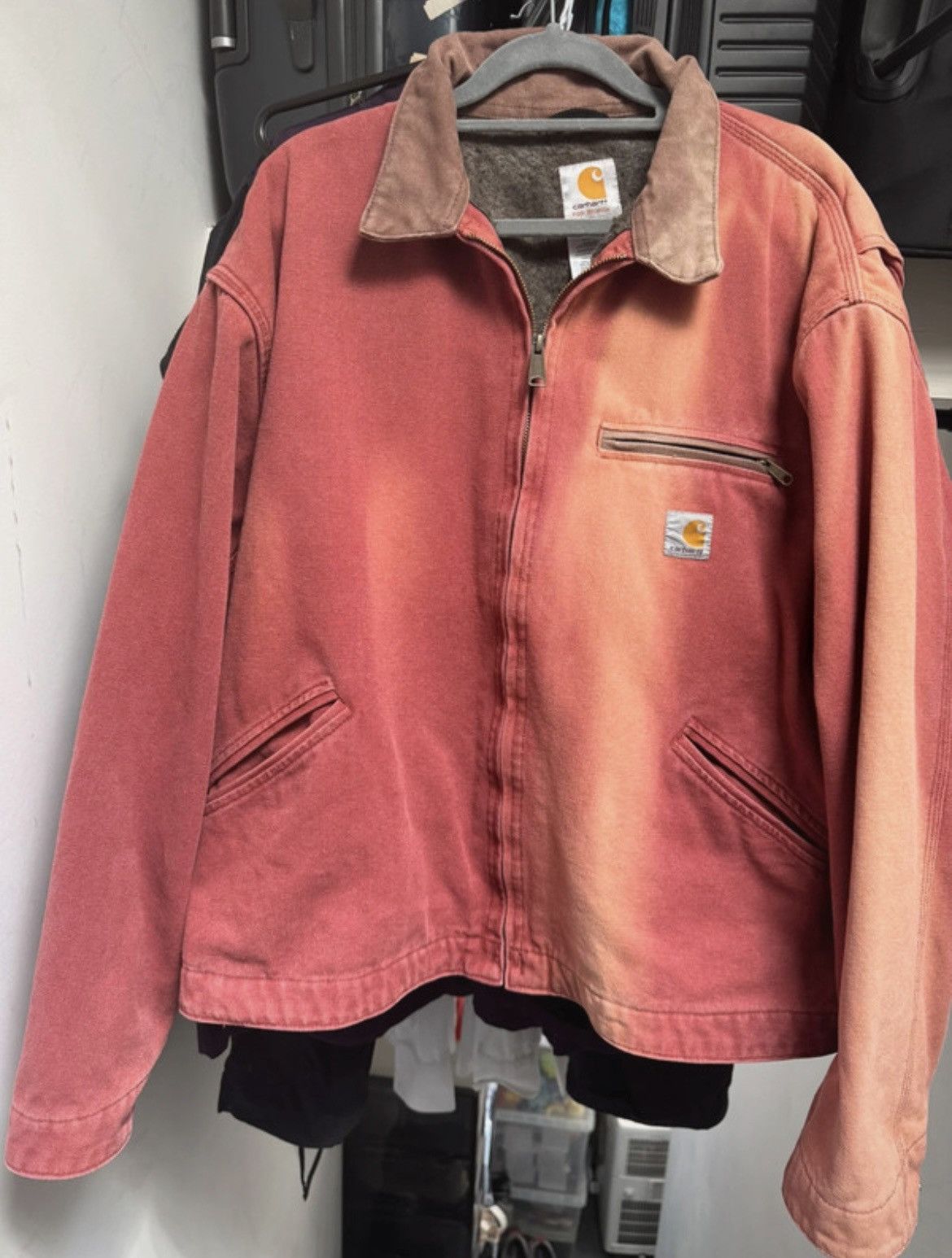 carhartt カーハート デトロイトジャケット WJ097 CML 人気企業ロゴ] カーハート Carhartt デトロイトジャケット J100