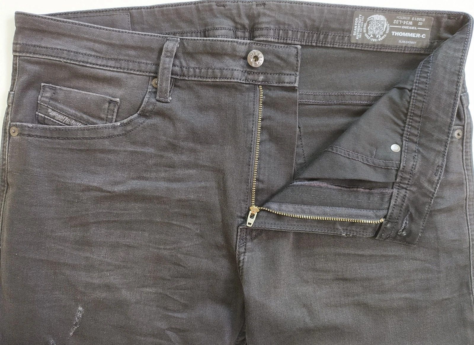 Diesel Diesel THOMMER-C L.32 MENS JEANS T/9607 Size US 34 / EU 50 - 5 Thumbnail