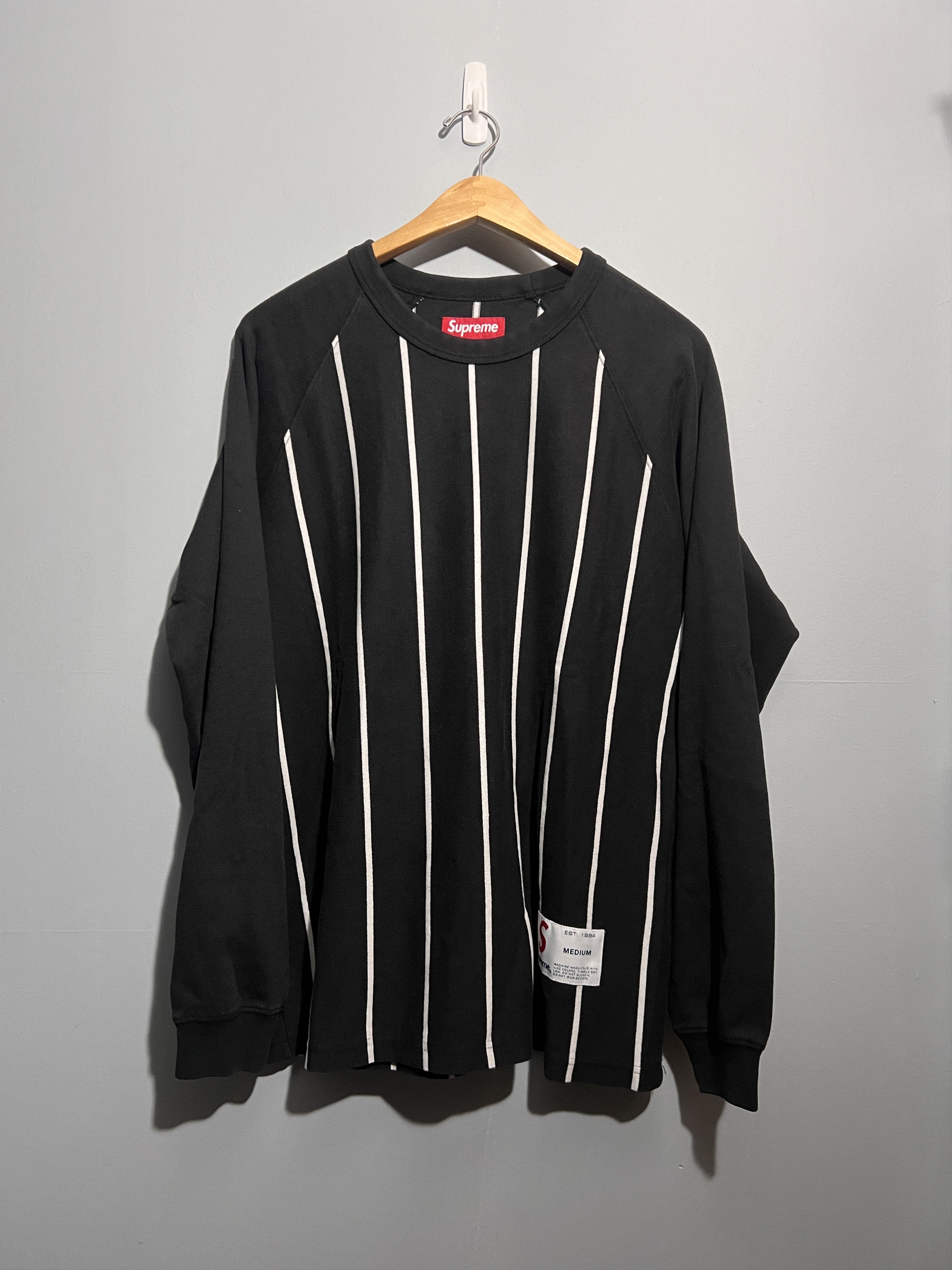 Supreme RAGLAN LONG SLEEVE TOP Size US M / EU 48-50 / 2 - 2 Thumbnail