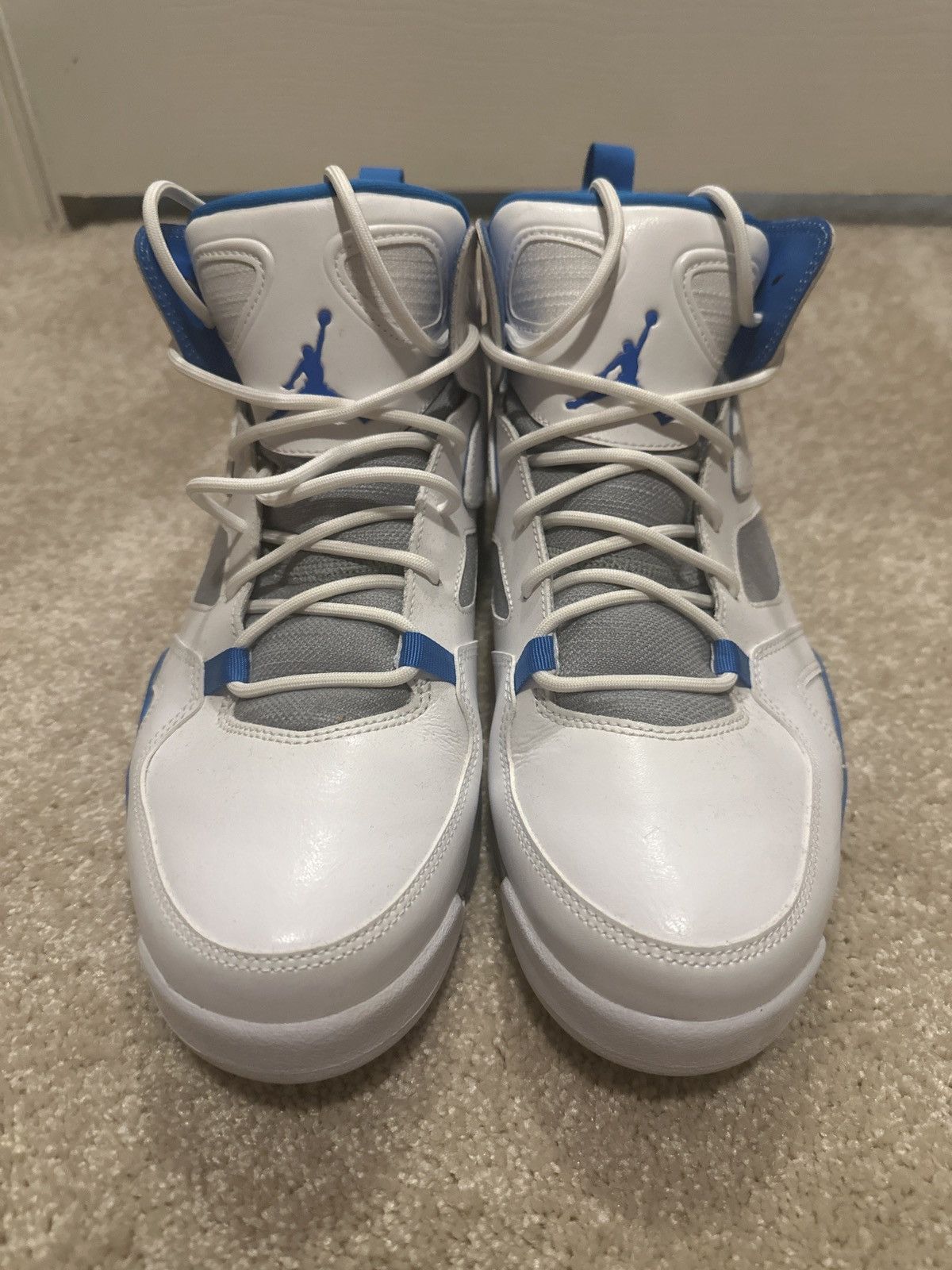 Jordan Brand Jordan Flightclub 91 White Signal Blue Size US 10.5 / EU 43-44 - 2 Thumbnail