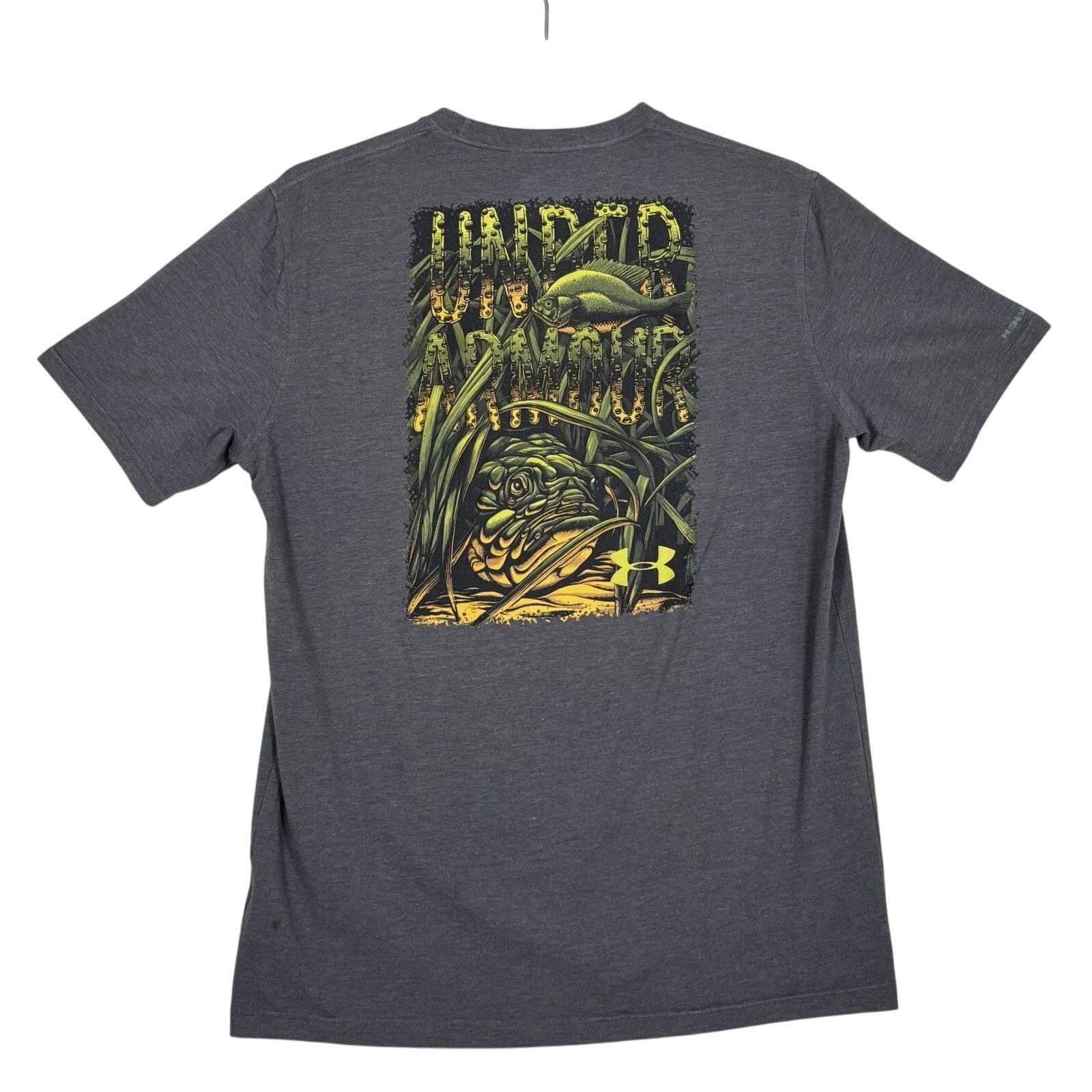 Under Armour Under Armour Large T-Shirt Gray with Fish Graphic Size US L / EU 52-54 / 3 - 4 Thumbnail