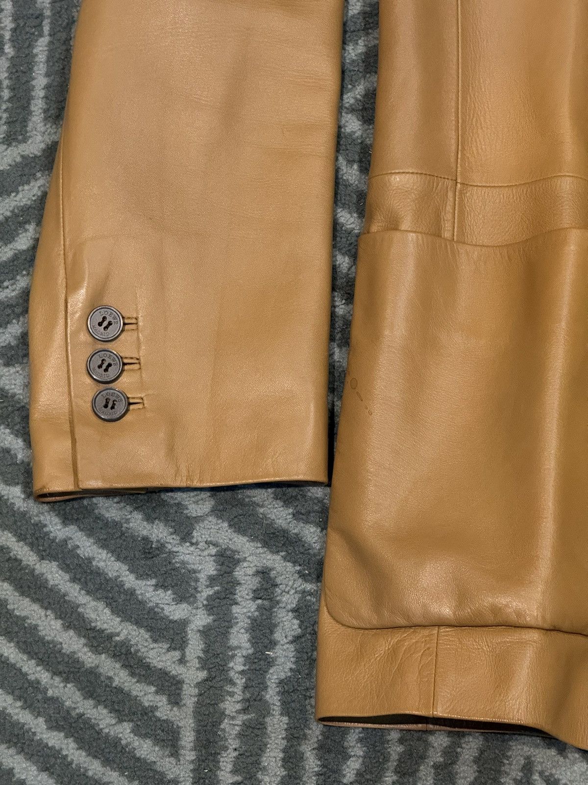 Loewe Loewe Vintage Brown Tan Superb Soft Leather Blazer Jacket 50 Size US M / EU 48-50 / 2 - 15 Thumbnail