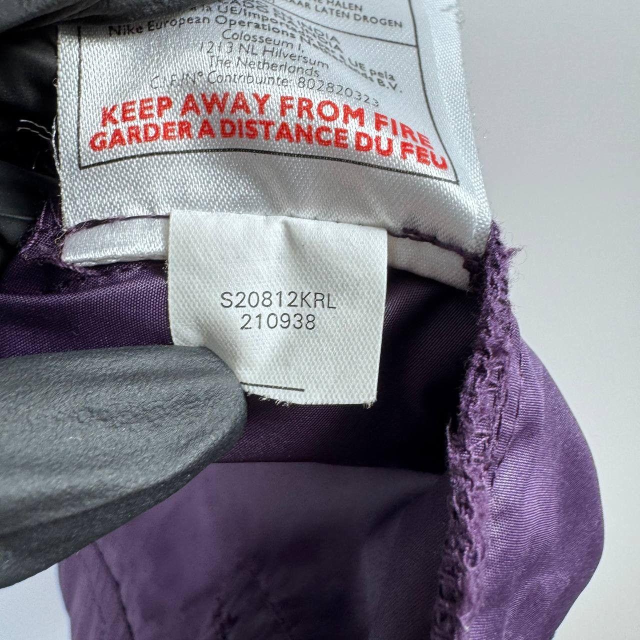 Nike Nike Clima-Fit Ventilated Butterfly Jacket 00s Purple Size S Size US S / EU 44-46 / 1 - 10 Thumbnail