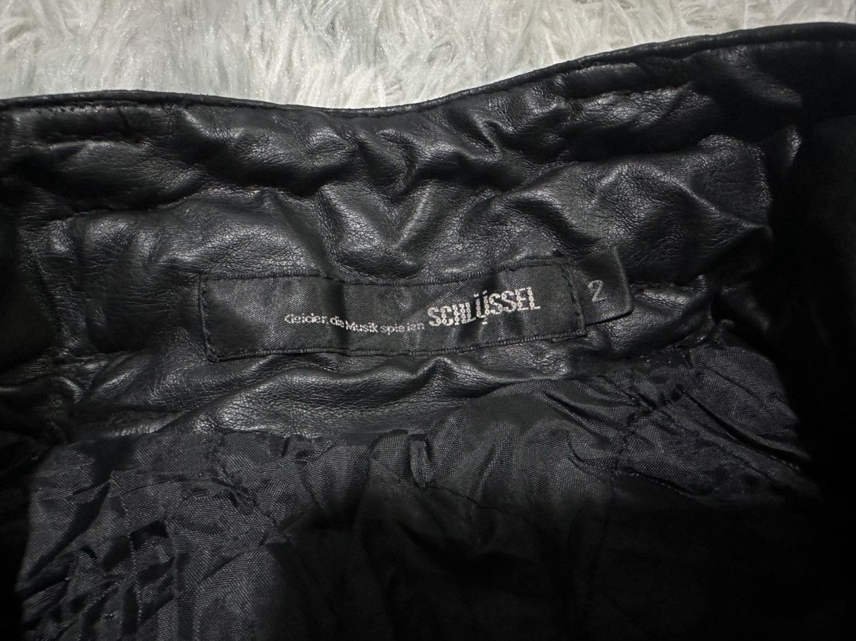 Schlussel 🔥Y2K Archived Schlussel Rider Faux Leather Jacket Size US M / EU 48-50 / 2 - 8 Thumbnail