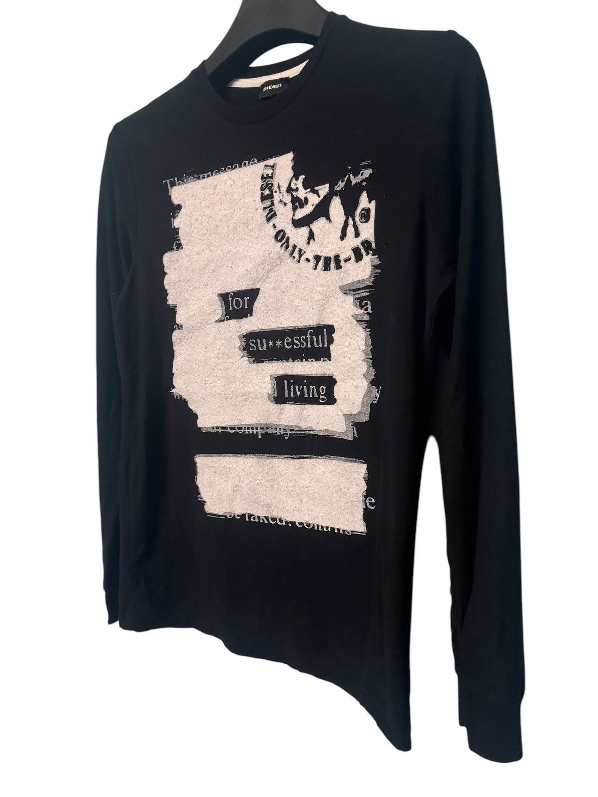 Diesel 💥 PUNK DESIGN DIESEL MOHAWK POEMS OFF PRINTED RARE Size US S / EU 44-46 / 1 - 2 Thumbnail