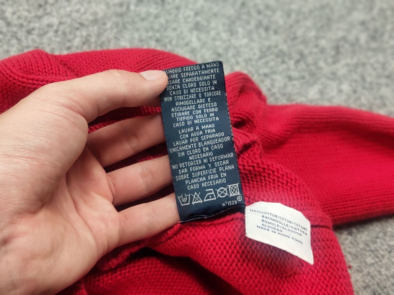 Polo Ralph Lauren Vintage 90's Polo Ralph lauren Pony knit Crew chek Sweater Size US L / EU 52-54 / 3 - 13 Thumbnail