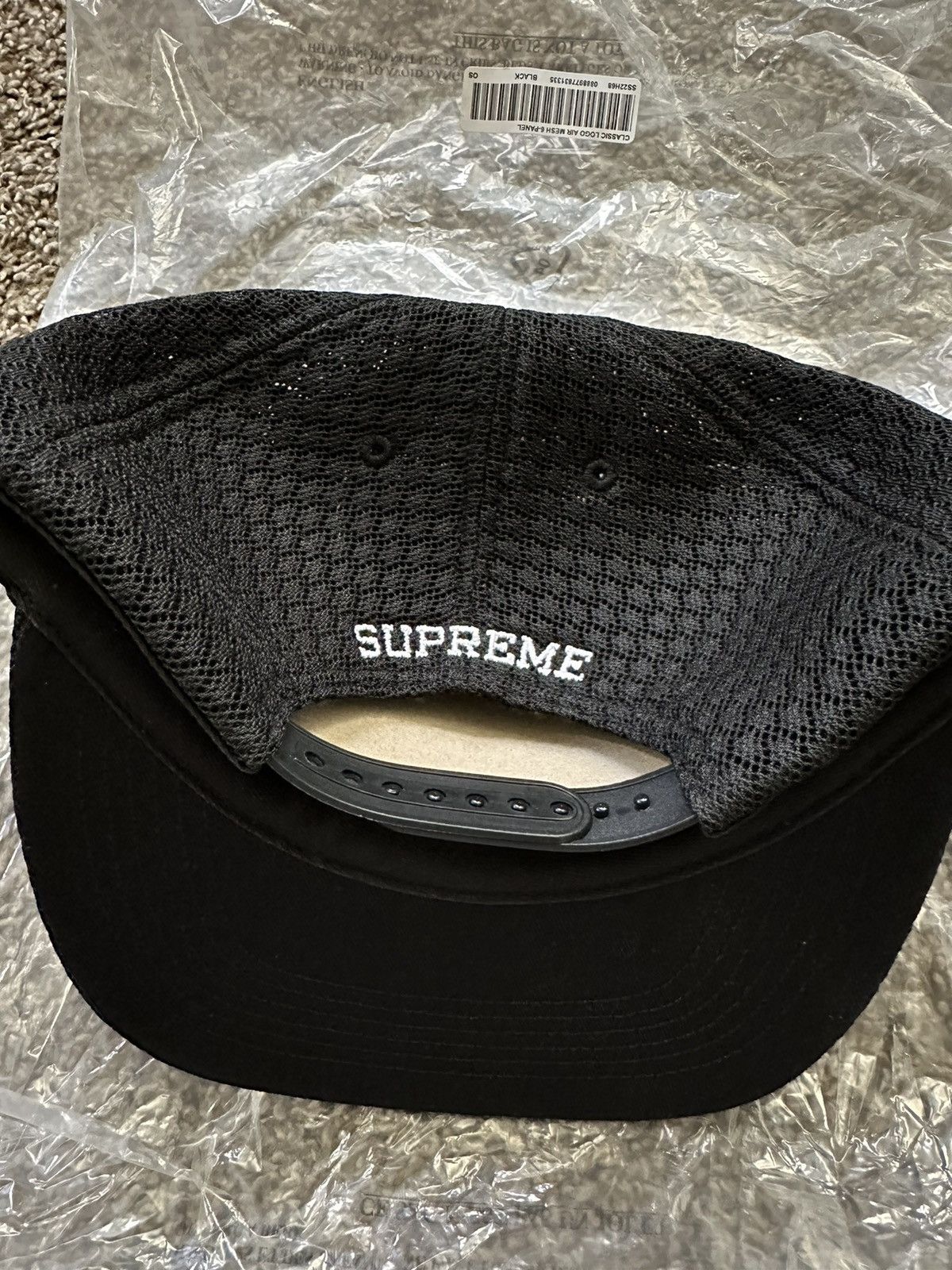 Supreme Supreme classic logo mesh hat Size ONE SIZE - 6 Thumbnail