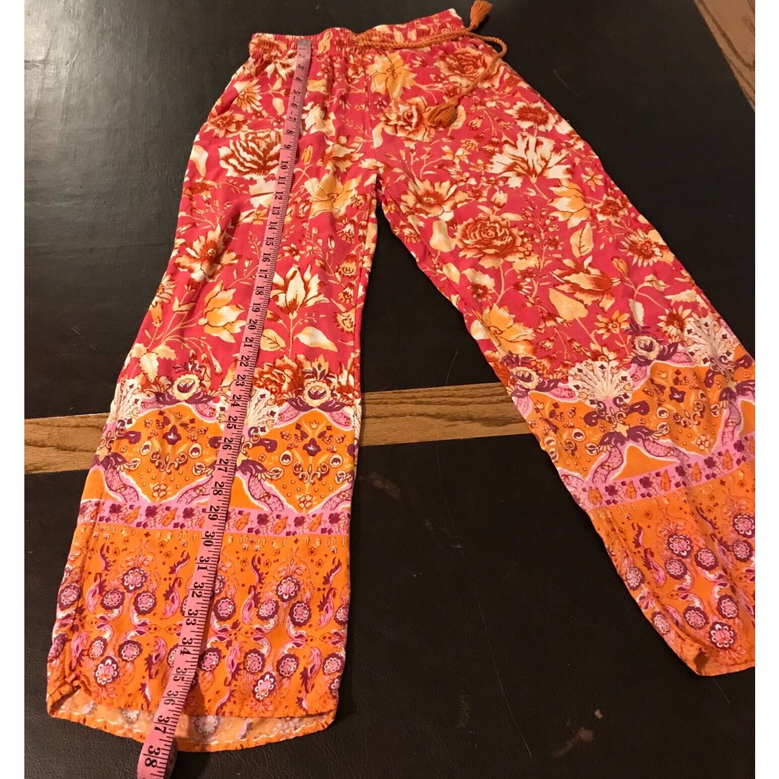 Anthropologie by Anthropologie Kari Sleep Pajama Wide Leg Pants Size 25" / US 0 / IT 36 - 8 Thumbnail