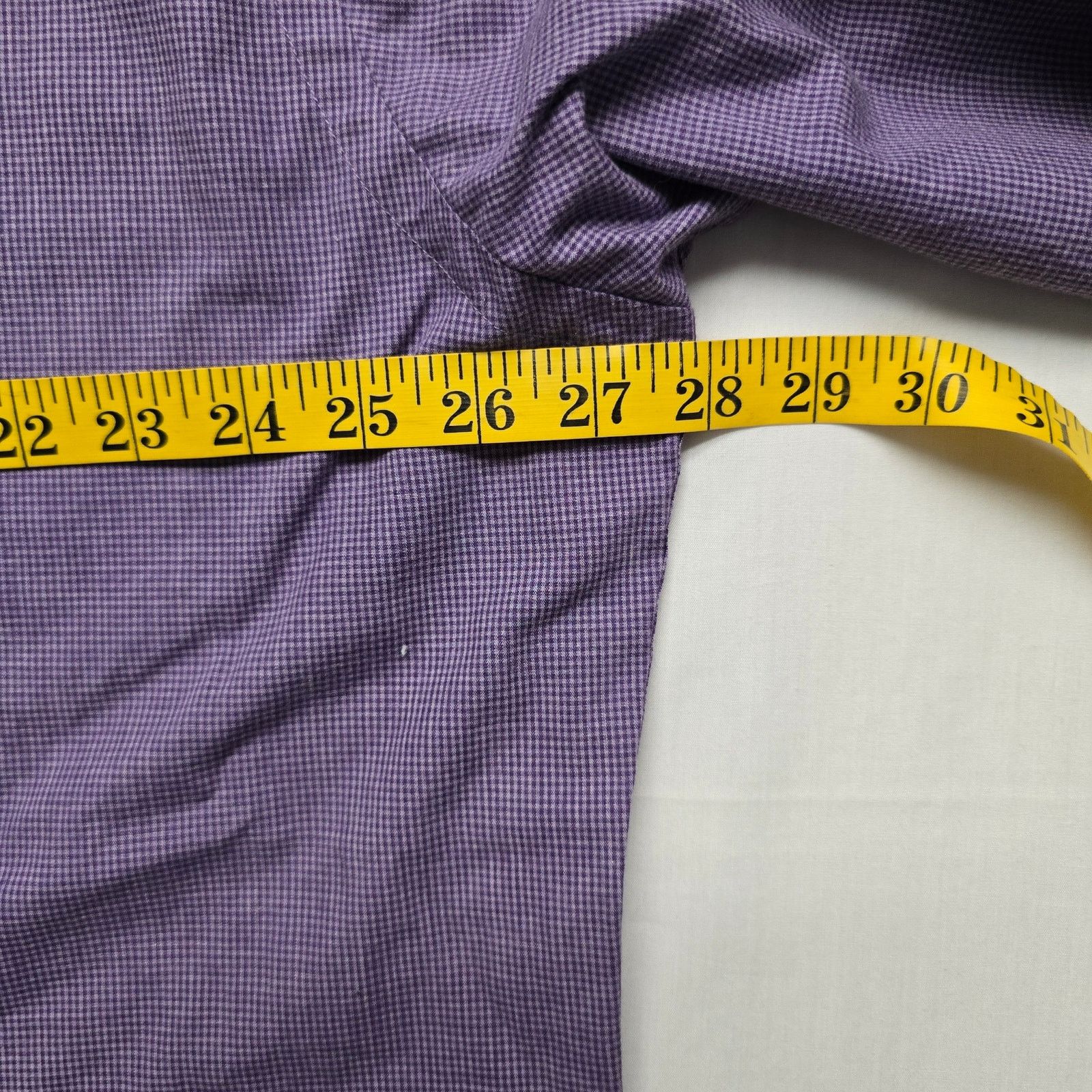 Vintage Neiman Marcus New Purple Button Up Cotton 2XL Dress Shirt Size US XXL / EU 58 / 5 - 8 Thumbnail