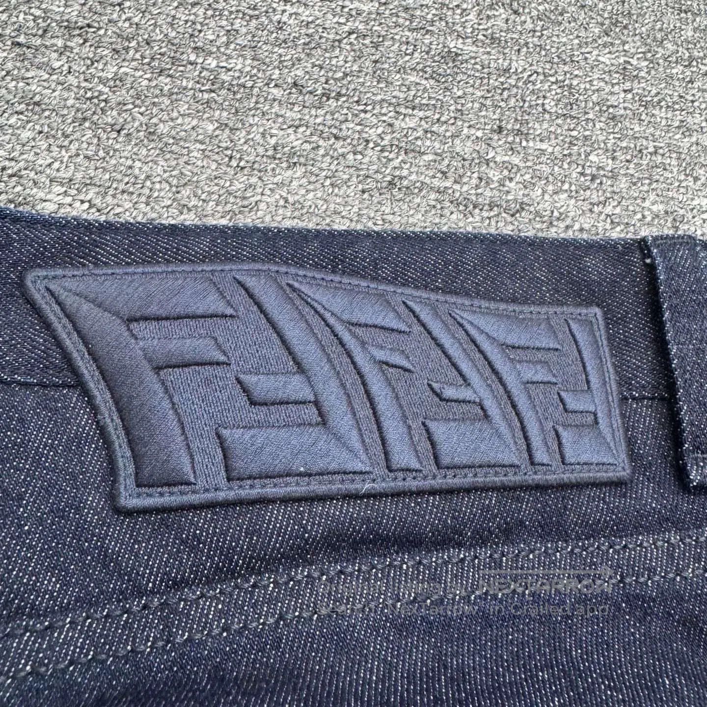 Fendi Fendi Embroidered Logo Denim Jeans. Size US 36 / EU 52 - 6 Thumbnail
