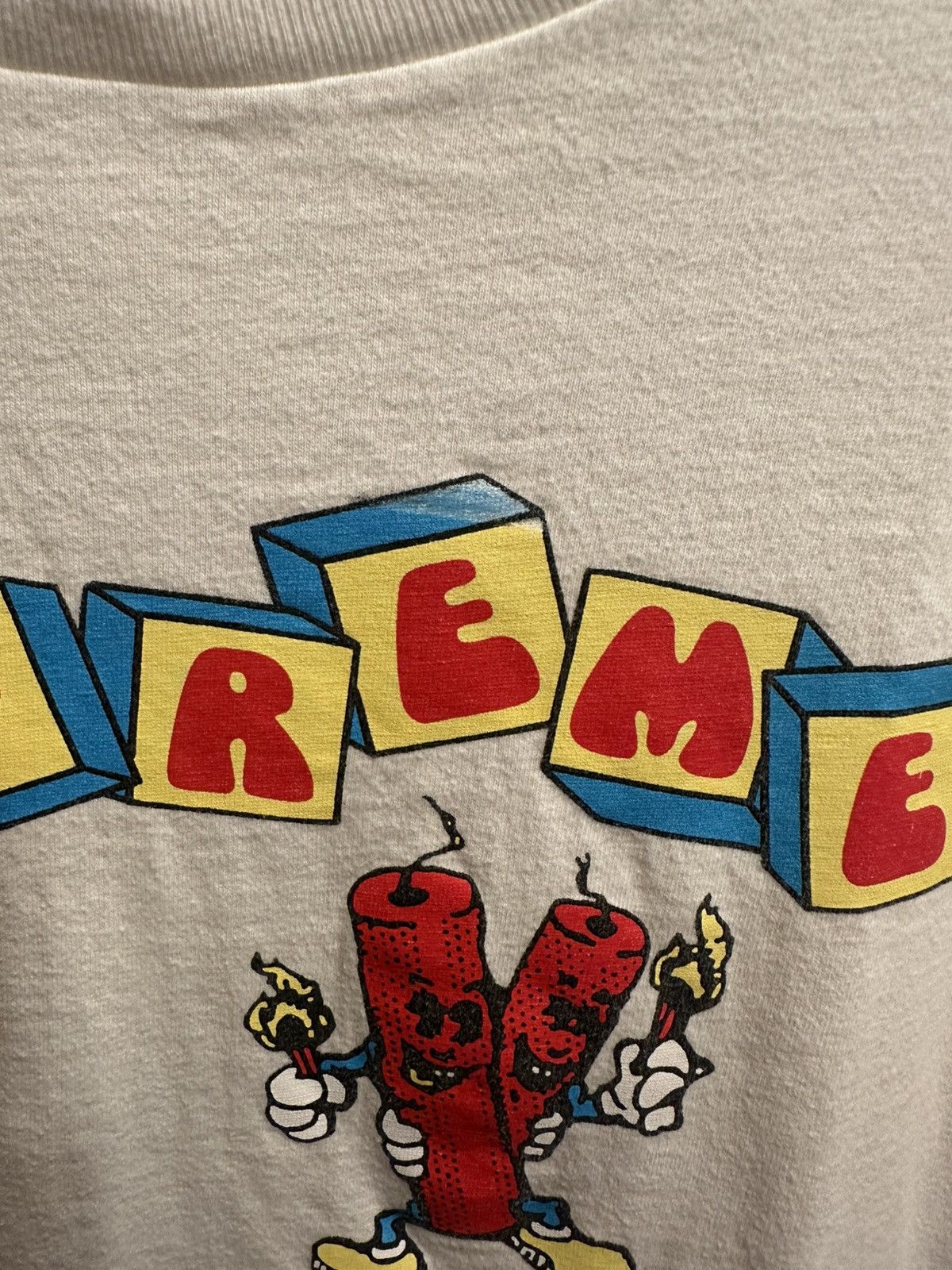 Supreme Supreme Dynamite Tee Size Medium White Size US M / EU 48-50 / 2 - 4 Thumbnail