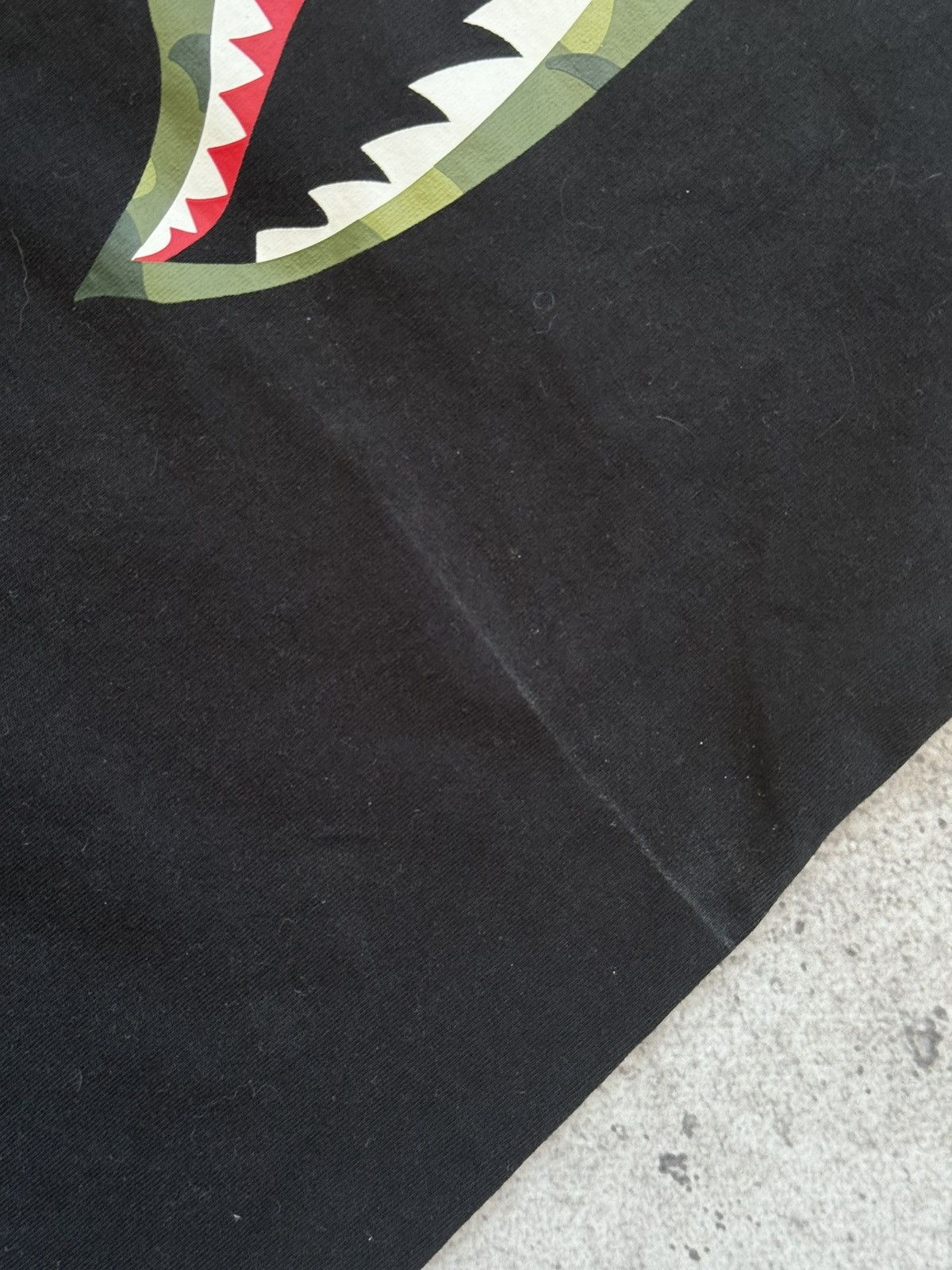 Bape Bape shark camo tee Size US L / EU 52-54 / 3 - 3 Thumbnail