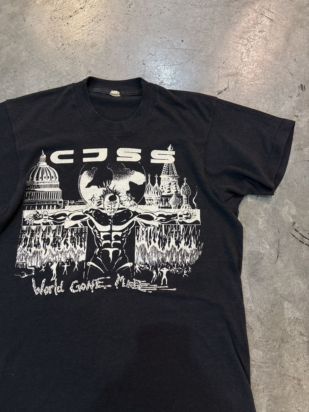 Vintage CJSS “World Gone Mad 80s Size US M / EU 48-50 / 2 - 3 Thumbnail
