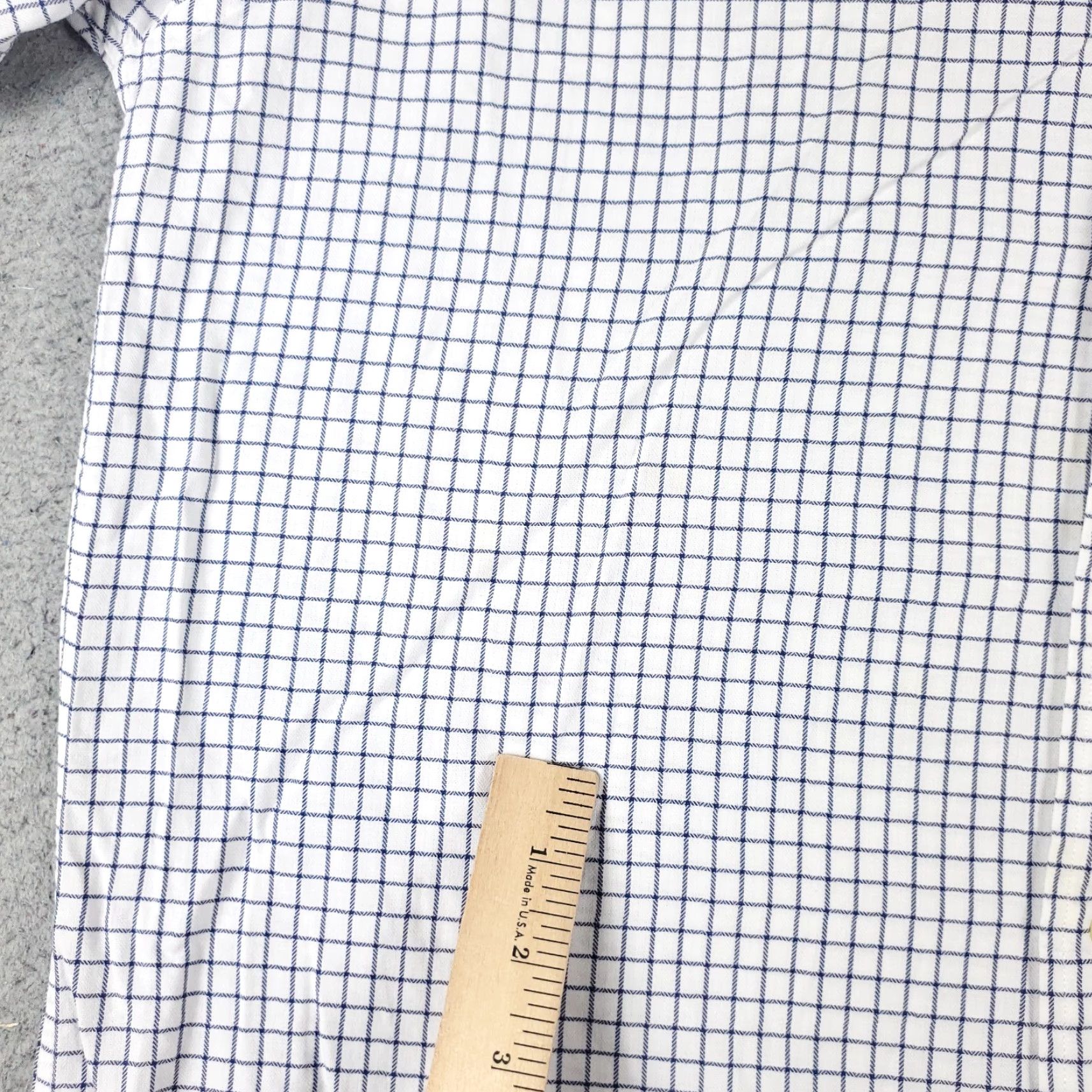Tommy Hilfiger VINTAGE Tommy Hilfiger Shirt Mens Small White Blue Check Button Up Long Sleeve STAINED Size US S / EU 44-46 / 1 - 4 Thumbnail