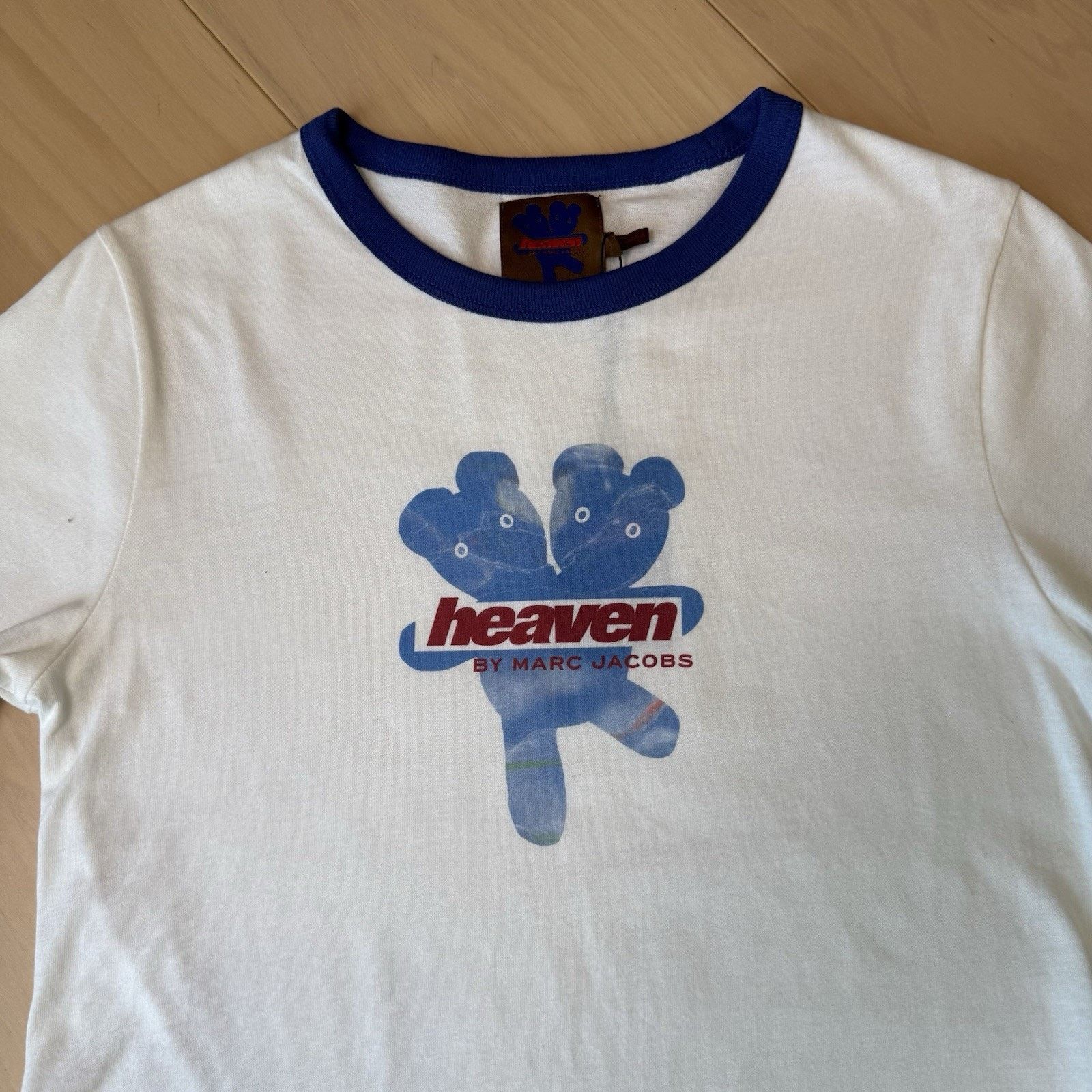 Marc Jacobs Marc Jacobs Heaven Shirt Women's Large White Ringer NWT Baby Size L / US 10 / IT 46 - 4 Thumbnail