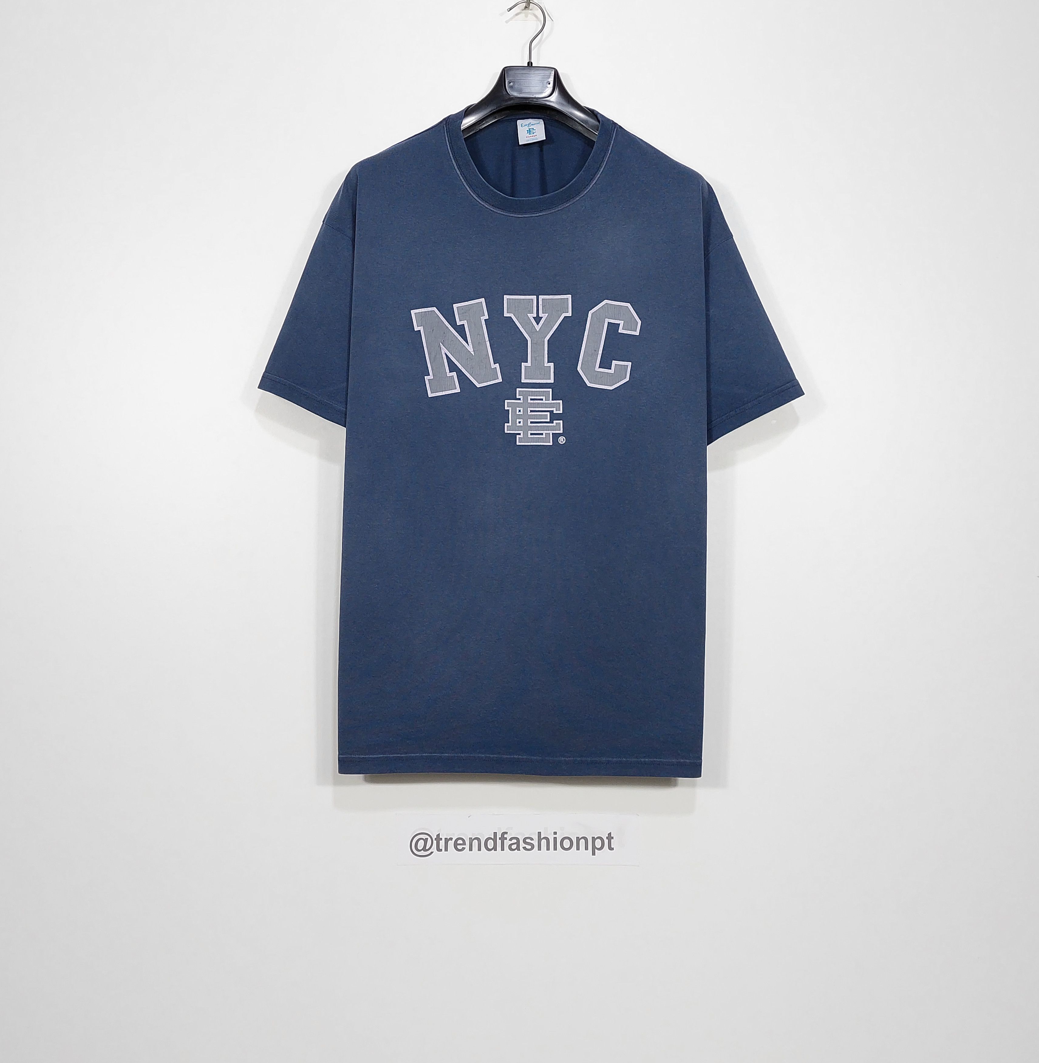 Eric Emanuel EE NYC ss tshirt - washed navy XXL Size US XXL / EU 58 / 5 - 1 Thumbnail