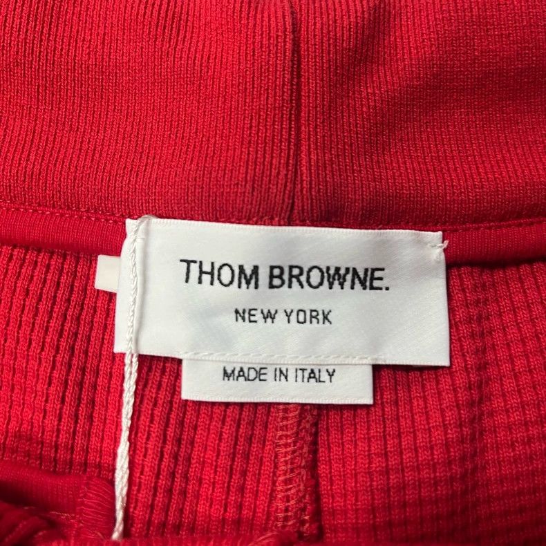 Thom Browne Thom browne Size3 The latest red waffle striped logo shorts Size US 35 - 4 Thumbnail