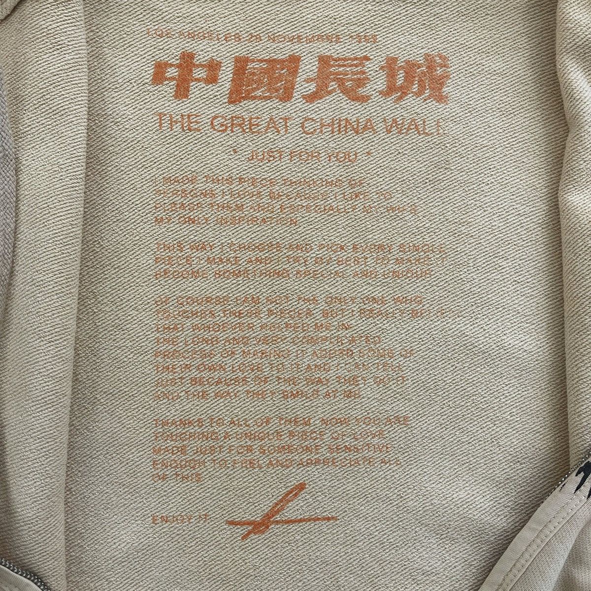 The Great China Wall The great china wall zip up Size US M / EU 48-50 / 2 - 4 Thumbnail