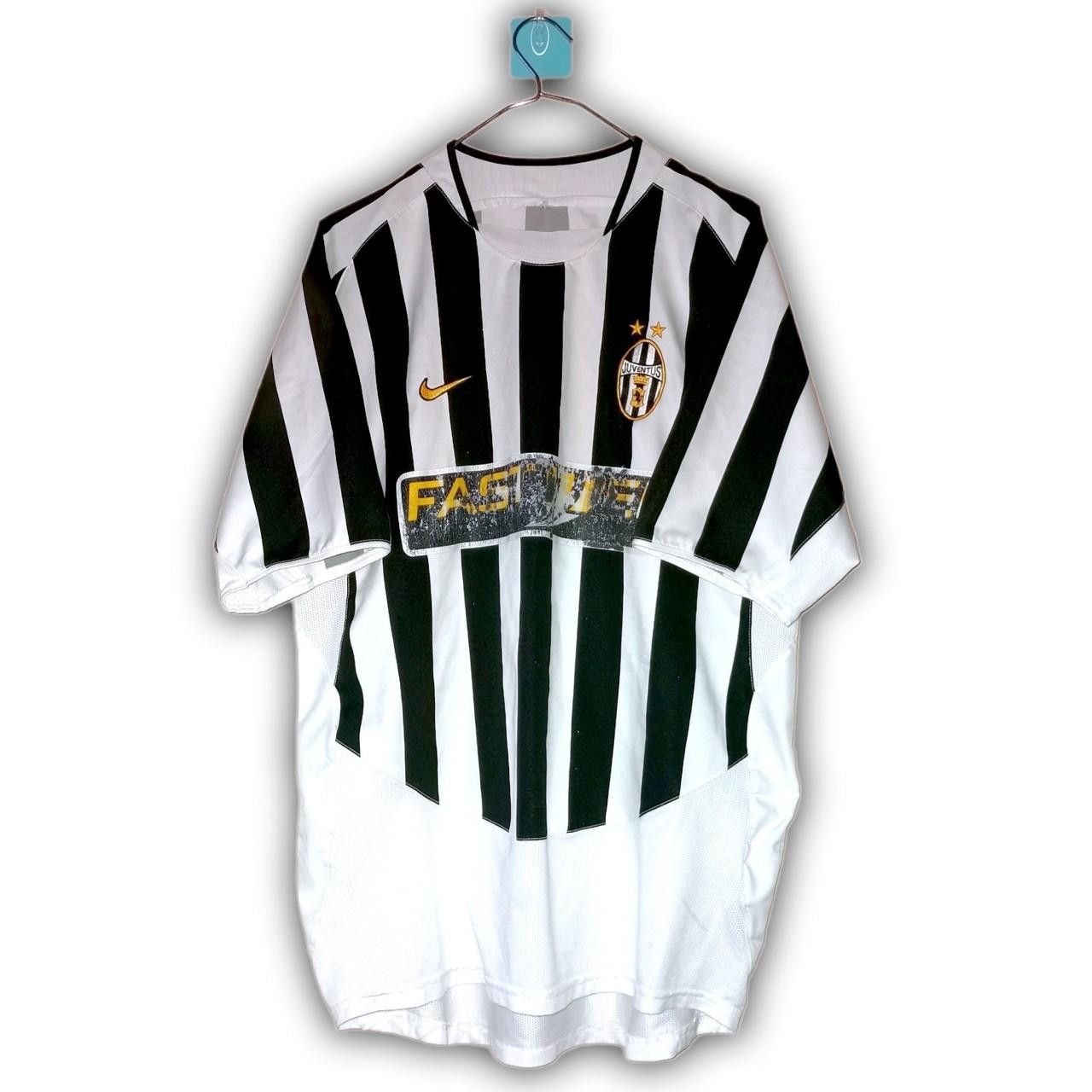 Nike Fc Juventus Italy 2003 2004 Home Shirt Jersey Size US L / EU 52-54 / 3 - 4 Thumbnail