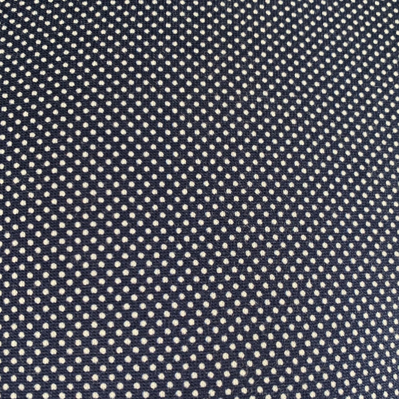 Stone Rose Navy White Dots Cotton Spread Collar Short Sleeve Shirt Size US S / EU 44-46 / 1 - 2 Thumbnail