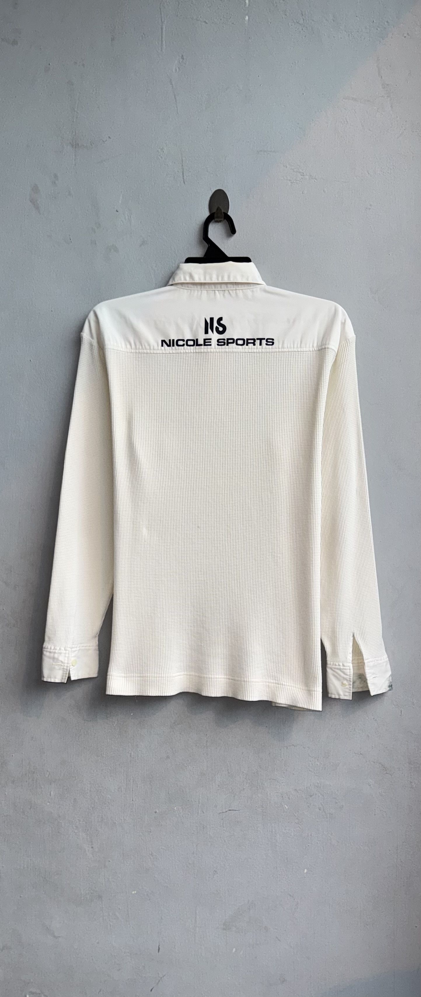 Nicole Club × Vintage Nicole Club Nicole Sport Long Sleeve Shirt Size US XL / EU 56 / 4 - 4 Thumbnail