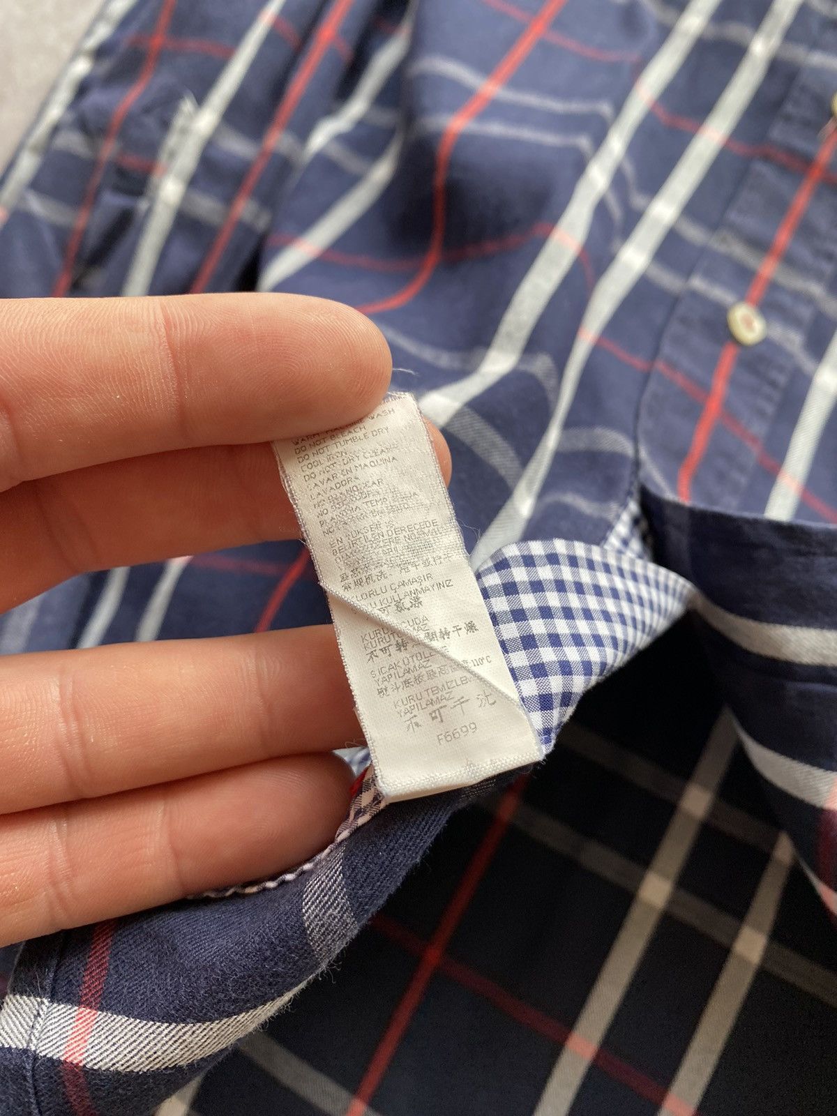 Paul & Shark Paul & Shark Yachting Royal Flannel Boston Shirt Button Up Size US L / EU 52-54 / 3 - 12 Thumbnail