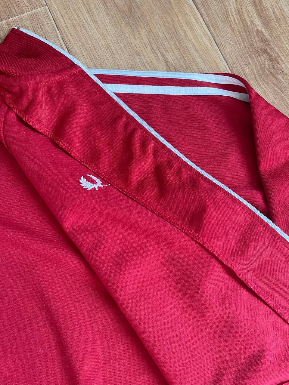 Fred Perry × Vintage Fred Perry Zip Track Jackets y2k Stripes on sleeves Size XL Size US XL / EU 56 / 4 - 17 Thumbnail